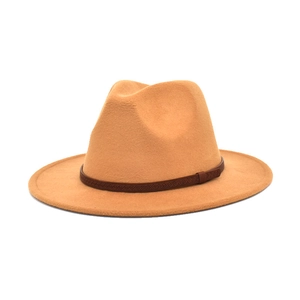 Classic Woolen Felt Fedora Hat Wide Brim Jazz Hat With Braided Belt For Men Women Outdoor Travel Autumn Winter Vintage