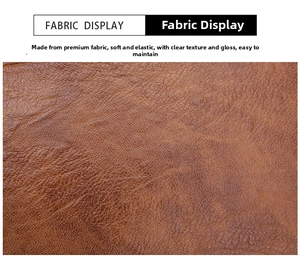 Gros plan sur la texture du cuir marron souple avec grain lychee et fini élastique