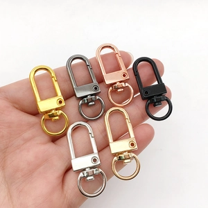 DIY hardware metal swivel lobster clasps in six colors for bags and keychains