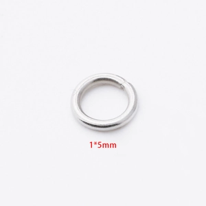 304 Stainless Steel 1x5mm jump rings for DIY jewelry making and handmade connections