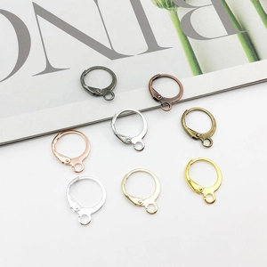 French ear hooks for DIY jewelry in multiple colors including gold, silver and rose gold
