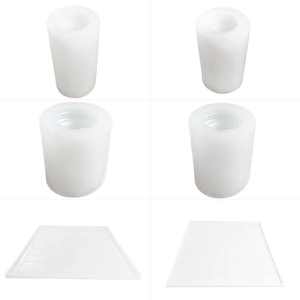 6-teiliges Silikonform-Set für Schachfiguren, DIY-Kerzen, Schokolade und Harz-Basteln