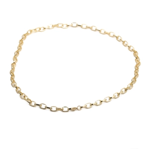 Hip Hop Cuban Link Necklace For Men Gold Plated Copper Textured Rectangle Chain Trendy Streetwear Accessory Masculine Jewelry