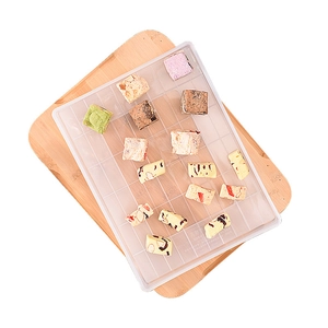 Non-stick 112-grid silicone mold set for snowflake crisps and nougat with finished treats