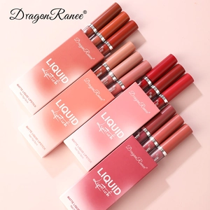 Rossetto Liquido Opaco Lucidalabbra Velluto Lunga Durata Impermeabile Trucco Professionale Texture Liscia Colorata Per Donne