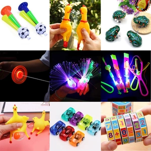 Glow Party Favors LED Bracelets Rings Whistles Slingshots Funny Glasses Prank Props Plastic Rubber Children Celebration Gifts