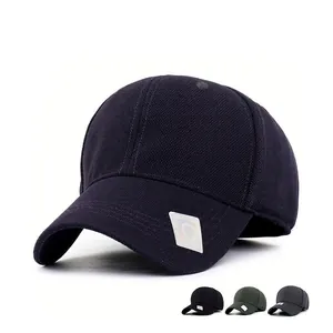 Baseball Cap Elastic Pineapple Fabric Breathable Full Closed Style Outdoor Sport Sun Hat For Men And Women