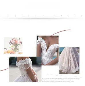 Close-up of deep V-neck wedding dress with 3D floral lace and elegant fringe beadwork