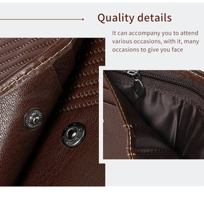 Detailed macro view of genuine leather texture with sturdy stitching and premium metal snap