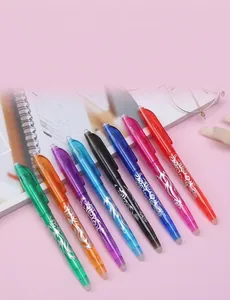 Set mit bunten 0,5 mm radierbaren Gelschreibern für sanftes Schreiben und klaren Tintenfluss