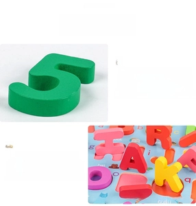 Detailed close-up of wooden alphabet puzzle with smooth edges and vibrant colors