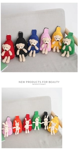 Detailed view of colorful cartoon plush teddy bear and rabbit canvas crossbody bags for kids