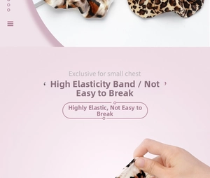 Close-up of leopard print velvet scrunchies showing soft texture and high elastic stretch