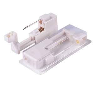Disposable sterile body piercing tool kit with G23 titanium jewelry and needle