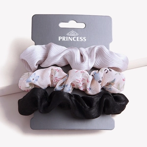Satin Satin Velvet Fabric Scrunchies Elastic Hair Ties Floral Leopard Solid Color Elegant Hair Accessories For Women