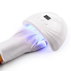 UV-Schutz-Maniküre-Handschuhe und LED-Nagellampe Set zur Hautpflege bei der Nageltherapie