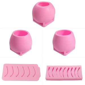 Rosa Silikonformen für 3D Äpfel zur DIY Kerzenherstellung und Mousse Kuchen Backen