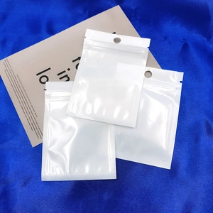 Sacchetti Confezionamento Gioielli Autosigillanti Plastica Richiudibili Cerniera Buste Conservazione Con Foro Sospensione