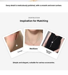 Detail of silver jewelry set including pearl earrings and heart pendant necklace