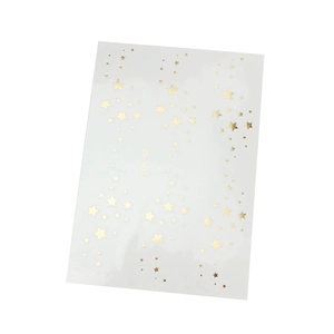 Gold star freckles face tattoo stickers model VS-001 for masquerade and makeup party