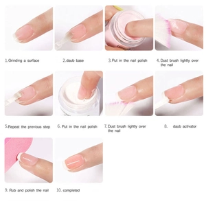 Guide de tutoriel en 10 étapes pour kit ongles dipping powder du début à la fin