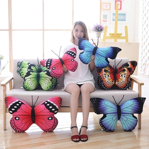 Realistic Butterfly Plush Pillow Cushion Soft Simulation Butterfly Throw Pillow Home Sofa Decor Birthday Gift