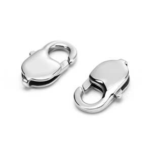 Polished 316L stainless steel lobster clasps for necklace and bracelet DIY making