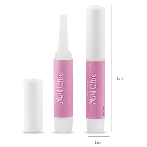 Precision nail glue 2g for fake nails and rhinestones with fine tip applicator