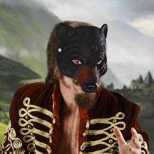 Realistic Bear Mask Brown Black PU Foam Halloween Carnival Masquerade Cosplay Costume Props Novelty Animal Headgear