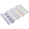Detail of 3pcs maple leaf plunger cutters with colorful sugar flower decorations