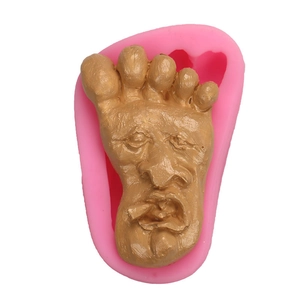 3D Bigfoot siliconen mal voor Halloween chocolade, fondant cake en DIY knutselen