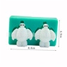 Detail showing silicone mold dimensions of 4.5cm by 4.2cm with cartoon character shapes