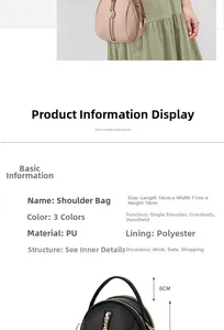Detail showing dimensions 16x11x18cm of the lychee texture PU leather mini backpack
