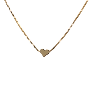 Copper Pendant Necklace Heart Cross Crown Shape Dainty Box Chain Elegant Fashion Jewelry For Women