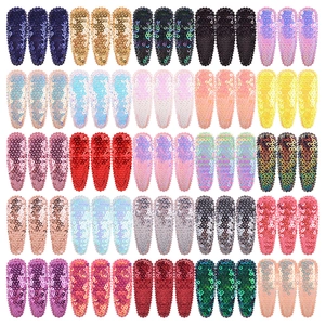 Girls Shiny Flip Reversible Sequin Snap Hair Clips Colorful Candy Color Handmade Hair Accessories For Children Kids Baby