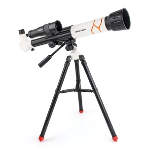 Astronomical Telescope Toy High Definition Optical Plastic With Foldable Tripod And Finderscope For Children Beginner Science Exploration