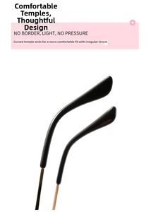 Detail view of lightweight metal sunglasses temples with ergonomic curved ear pieces