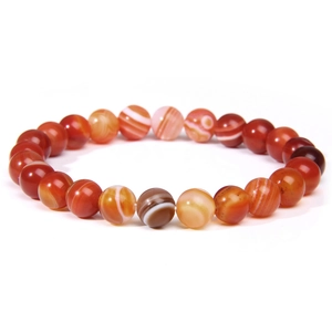 Natural Stone Bead Elastic Bracelet Beaded Hand Chain For Men Women Healing Tiger Eye Agate Energy Yoga Bracelet Jewelry Gift