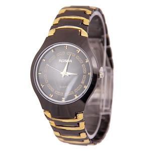 Fashion Women Quartz Watch Alloy Link Bracelet Round Analog Dial Business Casual Wristwatch Luminous Hands
