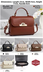 Detailed view of women's crossbody bag with lychee grain texture and interior compartments
