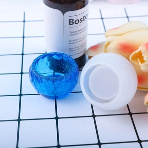 Silikonform Diamantschliff Kleine Schale Geometrisches Harzgießen Spiegeloberfläche DIY Bastelwerkzeug