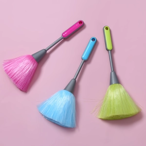 Three-piece colorful keyboard cleaning brushes for home and office dust removal