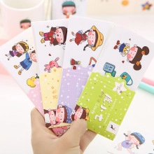 Gros plan d'autocollants colorés de filles de dessins animés pour récompenses élèves