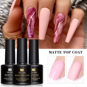Detail von 8,5 ml Unterlack- und Decklack-Set mit Vergleich zwischen matt und glänzend