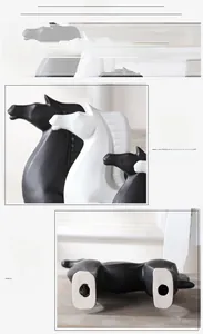 Detailed macro view of ceramic horse statue with premium matte glaze finish