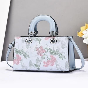 Sac À Main Vintage Jacquard Fleuri Femmes Élégant Similicuir Sac Fourre-Tout Bandoulière Amovible