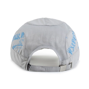 Light grey quick-dry mesh baseball cap with EMPIRE lettering and adjustable metal buckle