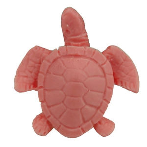 Pink turtle shaped silicone fondant mold for DIY cake decorating and baking crafts