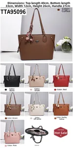 Detailed grid showing multi-color options and lychee texture for this classic tote bag