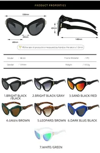 Guide des tailles montrant les dimensions des verres et de la monture pour lunettes M6165